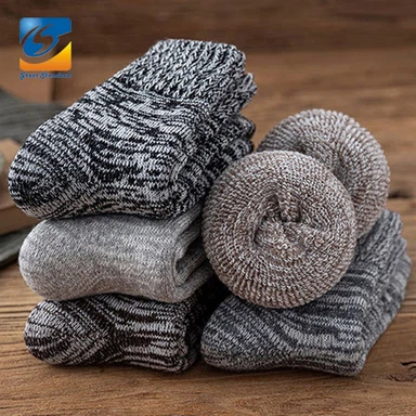 ถุงเท้าทำงานขนสัตว์หนา