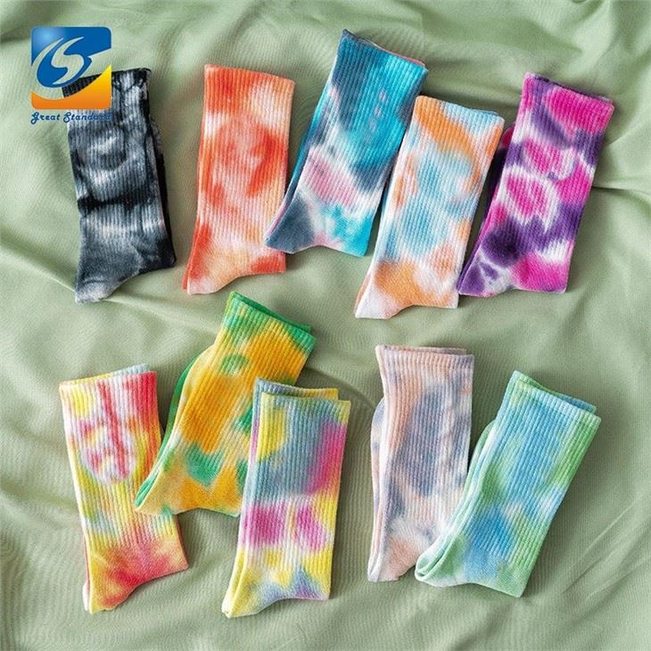 Wholesale Sports Tie Dye Socks